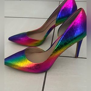 INC Rainbow Pumps. Size 9. Like New.